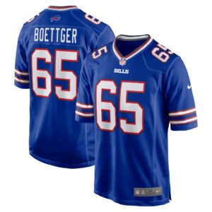 Men's Buffalo Bills Ike Boettger Nike Royal Game Player Jersey