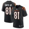 Men's Cincinnati Bengals Irv Smith Jr. Nike Black Game Jersey