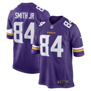 Men's Minnesota Vikings Irv Smith Jr. Nike Purple Game Jersey