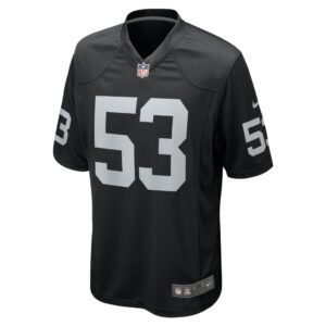 Isaac Darkangelo Las Vegas Raiders Nike Team Game Jersey - Black