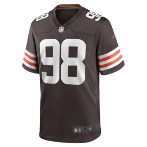 Men's Cleveland Browns Isaac Rochell Nike Brown Game Player Jersey