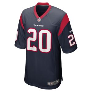 Men's Houston Texans Isaac Yiadom Nike Navy Game Jersey