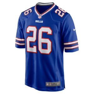 Men's Buffalo Bills Isaiah Bowser Nike Royal Team Game Jersey