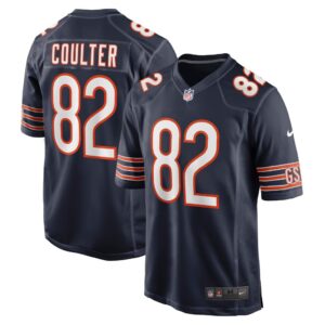 Men's Chicago Bears Isaiah Coulter Nike Navy Game Jersey