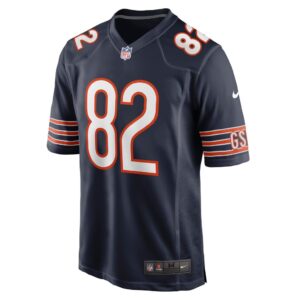 Men's Chicago Bears Isaiah Coulter Nike Navy Game Jersey