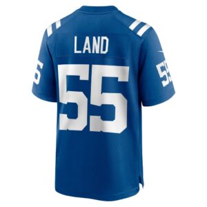 Isaiah Land Indianapolis Colts Nike Team Game Jersey - Royal