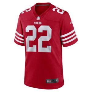 Men's San Francisco 49ers Isaiah Oliver Nike Scarlet Game Player Jersey