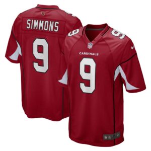 Men's Arizona Cardinals Isaiah Simmons Nike Cardinal Game Player Jersey