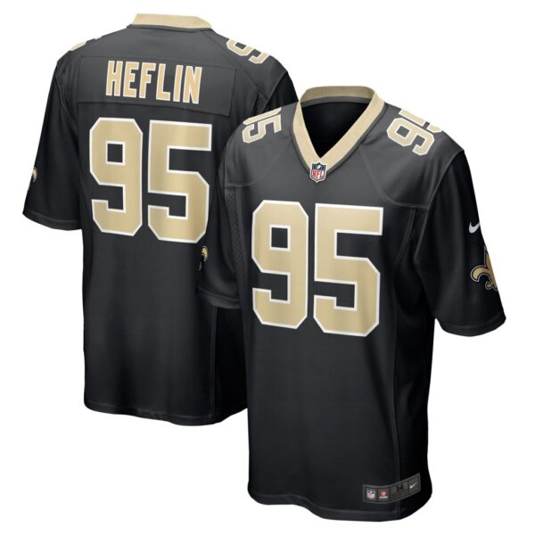 Jack Heflin New Orleans Saints Nike Team Game Jersey - Black