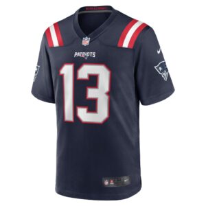 Men's New England Patriots Jack Jones Nike Navy Game Player Jersey