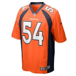 Men's Denver Broncos Jacob Martin Nike Orange Game Player Jersey