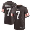 Men's Cleveland Browns Jacoby Brissett Nike Brown Game Jersey