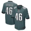 Men's Philadelphia Eagles Jaeden Graham Nike Midnight Green Game Player Jersey