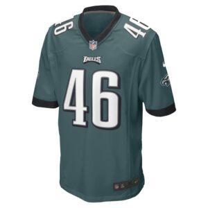 Men's Philadelphia Eagles Jaeden Graham Nike Midnight Green Game Player Jersey