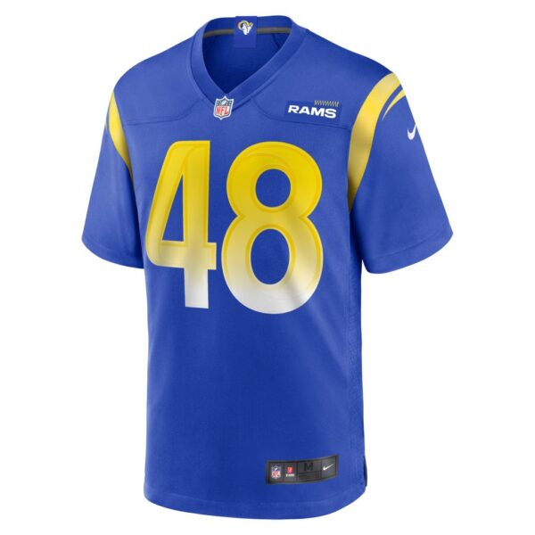 Men's Los Angeles Rams Jaiden Woodbey Nike Royal Home Game Jersey