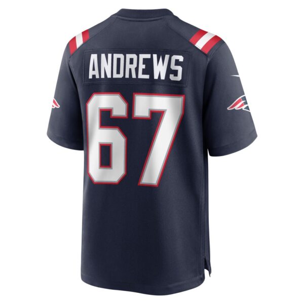 Jake Andrews New England Patriots Nike Team Game Jersey - Navy