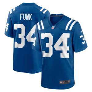 Jake Funk Indianapolis Colts Nike Team Game Jersey - Royal