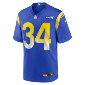 Men's Los Angeles Rams Jake Funk Nike Royal Game Player Jersey