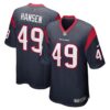 Men's Houston Texans Jake Hansen Nike Navy Game Player Jersey