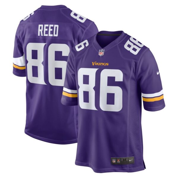 Men's Minnesota Vikings Jake Reed Nike Purple Retired Player Game Jersey