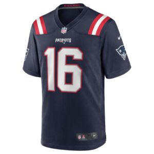 Men's New England Patriots Jakobi Meyers Nike Navy Game Jersey