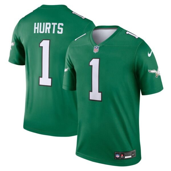 Jalen Hurts Philadelphia Eagles Nike Alternate Legend Player Jersey - Kelly Green