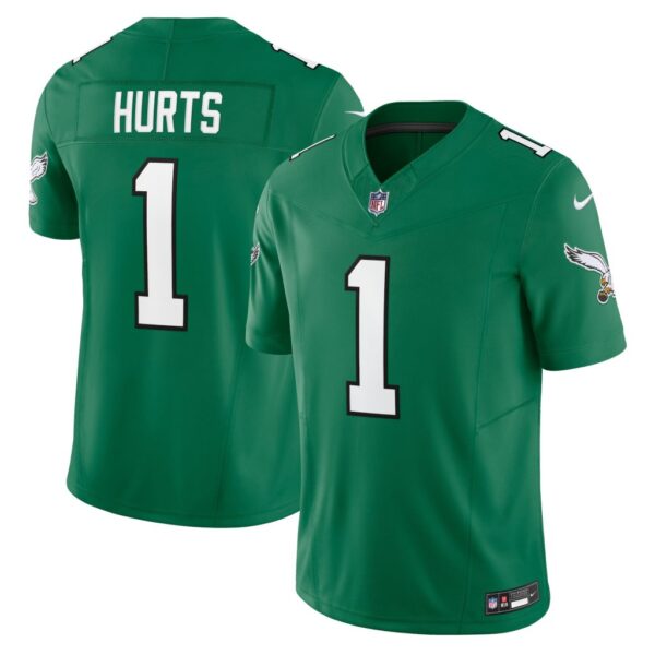 Jalen Hurts Philadelphia Eagles Nike Vapor F.U.S.E. Limited Jersey - Kelly Green