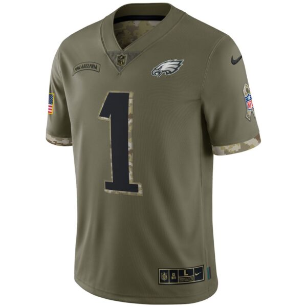 Men's Philadelphia Eagles Nike Olive 2022 Salute To Service Limited Jersey