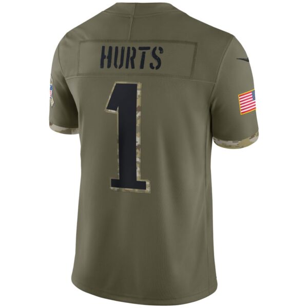 Men's Philadelphia Eagles Nike Olive 2022 Salute To Service Limited Jersey