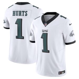 Men's Philadelphia Eagles Jalen Hurts Nike White Vapor F.U.S.E. Limited Jersey