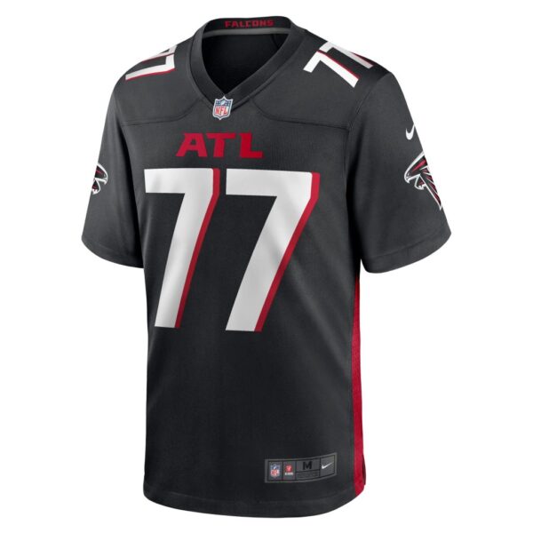 Men's Atlanta Falcons Jalen Mayfield Nike Black Game Jersey