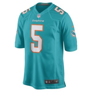 Men's Miami Dolphins Jalen Ramsey Nike Aqua Team Color Game Jersey