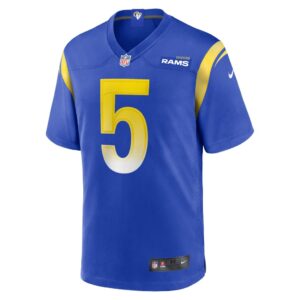 Men's Los Angeles Rams Jalen Ramsey Nike Royal Team Game Jersey