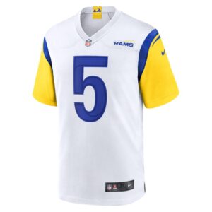 Men's Los Angeles Rams Jalen Ramsey Nike White Alternate Game Jersey