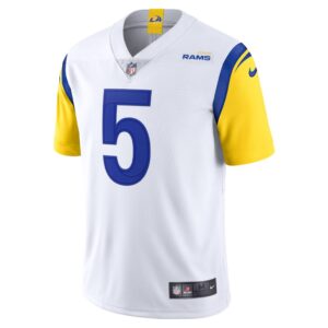 Men's Los Angeles Rams Jalen Ramsey Nike White Alternate Vapor Limited Jersey