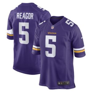 Men's Minnesota Vikings Jalen Reagor Nike Purple Game Player Jersey