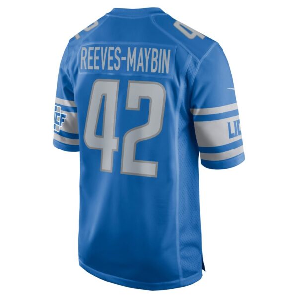 Men's Detroit Lions Jalen Reeves-Maybin Nike Blue Game Jersey