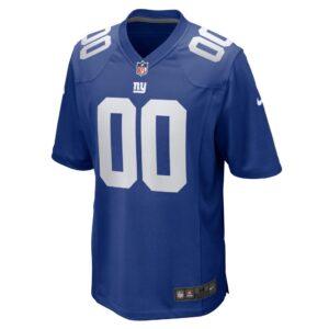 Men's New York Giants Jalin Hyatt Nike Royal 2023 NFL Draft Pick Game Jersey