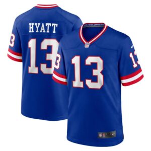 Jalin Hyatt New York Giants Nike Team Game Jersey - Royal