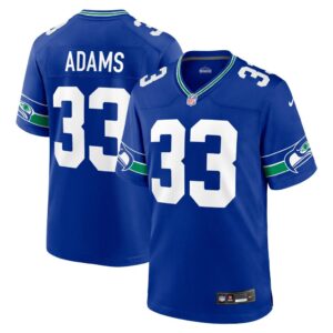 Jamal Adams Seattle Seahawks Nike Throwback Player Game Jersey - Royal