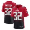 Men's Atlanta Falcons Jamal Anderson Nike Red Retired Player Alternate Game Jersey