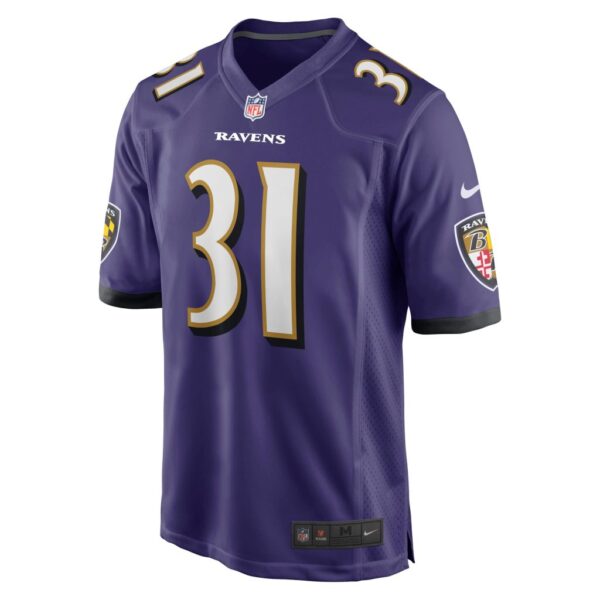 Men's Baltimore Ravens Jamal Lewis Nike Purple Game Retired Player Jersey