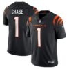 Men's Cincinnati Bengals Ja'Marr Chase Nike Black Vapor Untouchable Limited Jersey