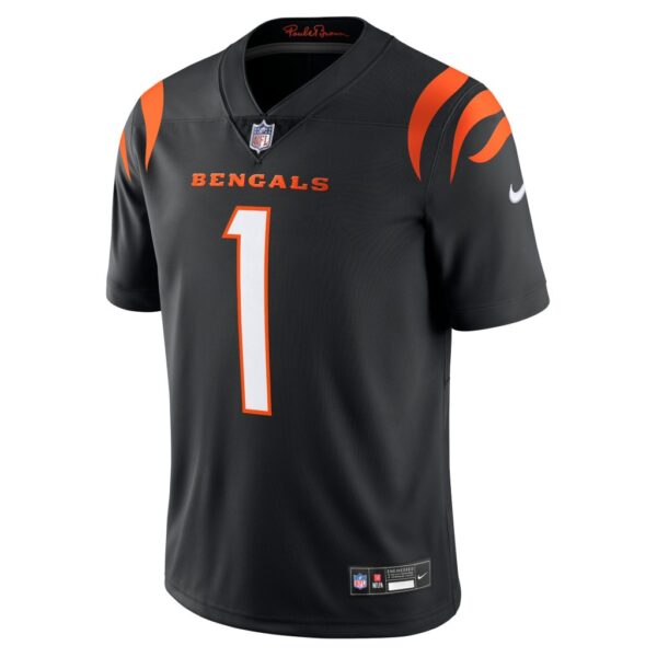 Men's Cincinnati Bengals Ja'Marr Chase Nike Black Vapor Untouchable Limited Jersey