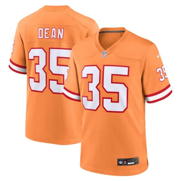 Jamel Dean Tampa Bay Buccaneers Nike Throwback Game Jersey - Orange