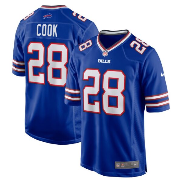 Men's Buffalo Bills James Cook Nike Royal Game Player Jersey