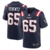 Men's New England Patriots James Ferentz Nike Navy Game Jersey