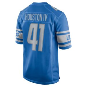 Men's Detroit Lions James Houston Nike Blue Game Jersey