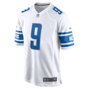 Men's Detroit Lions Jameson Williams Nike White Player Game Jersey