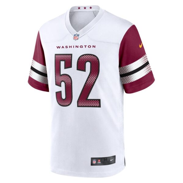 Men's Washington Commanders Jamin Davis Nike White Game Jersey